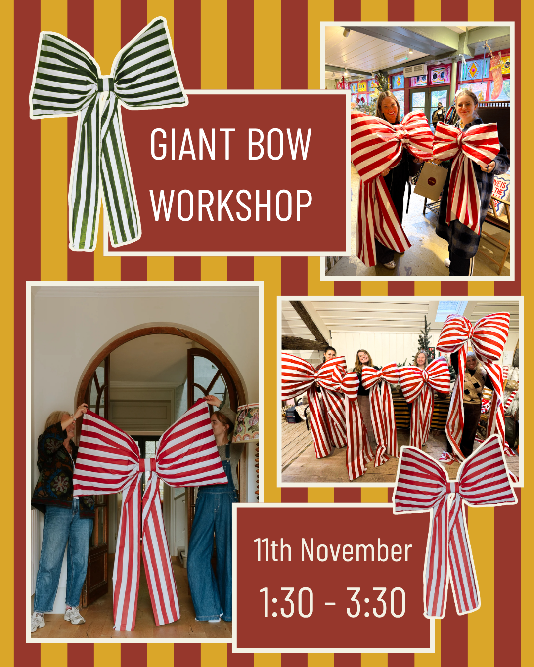 Giant Bow Workshop 11th (1.30pm - 3.30pm)