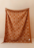 Lambswool Blanket Almond Celestial