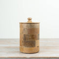 Wooden Round Storage Box & Lid
