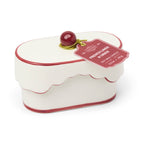 Cherie Ceramic Dish Candle - Red - French Linen & Orris