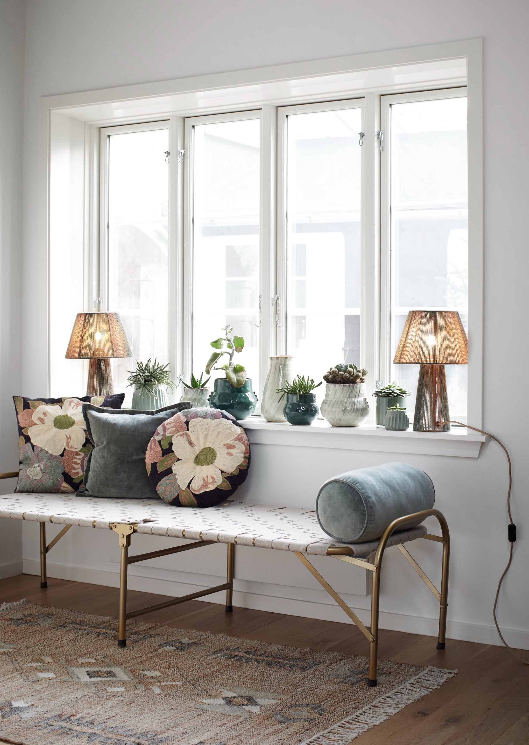 Velvet Bolster 20x50cm Cushion