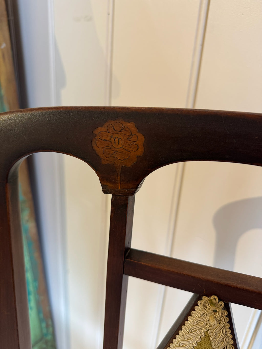 Art Nouveau Mahogany Side Chair