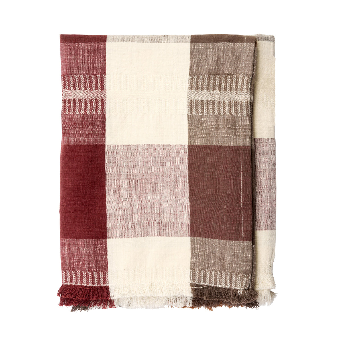 Checked Cotton Tablecloth