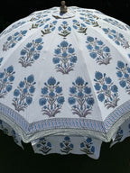 Cornflower Block Print Parasol