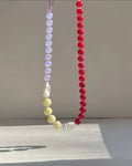 Macaroon Red Necklace