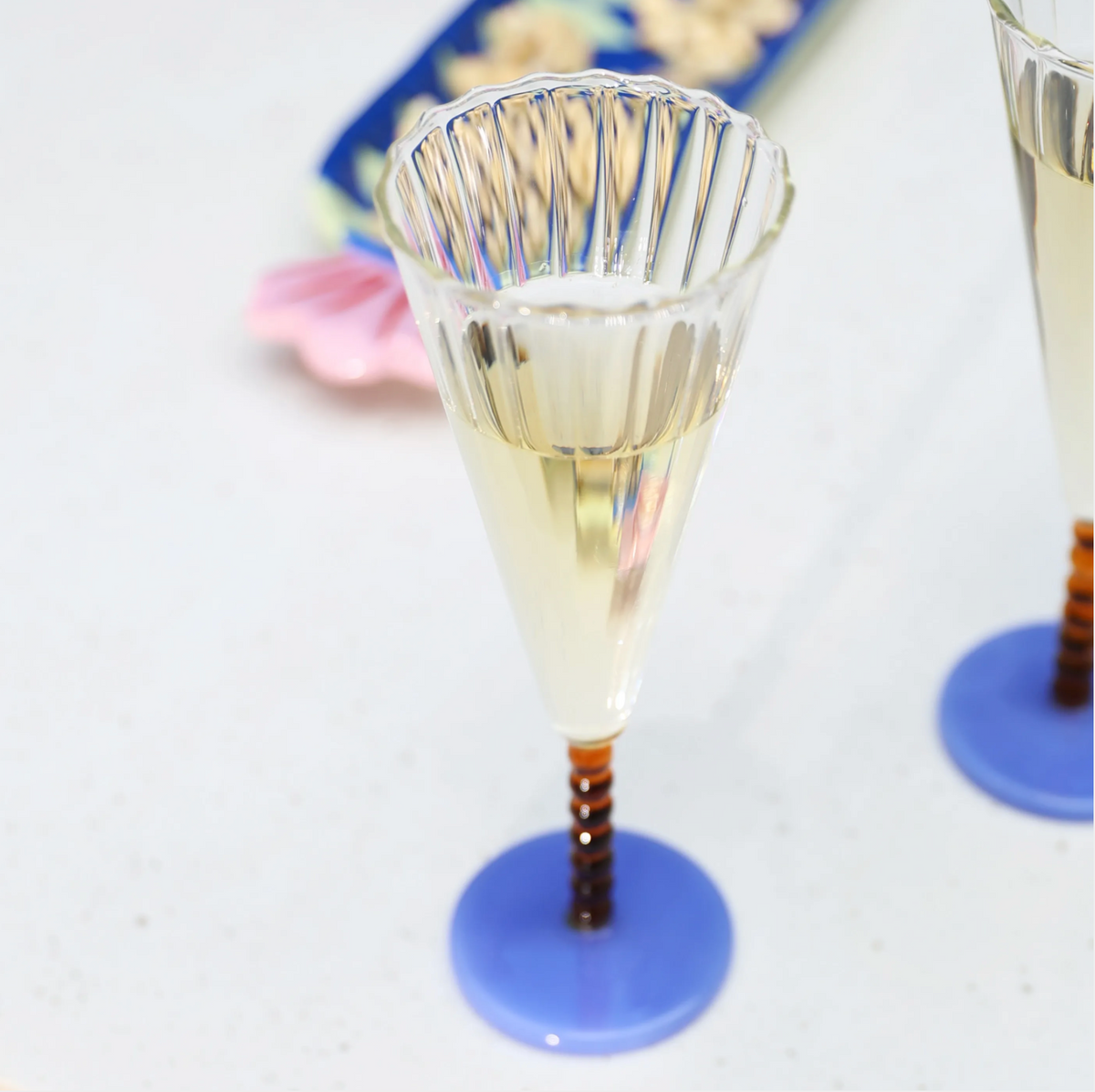 Single Flute Perle Amber