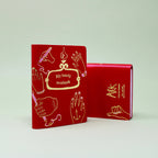Illustrated Midi Leather Journal