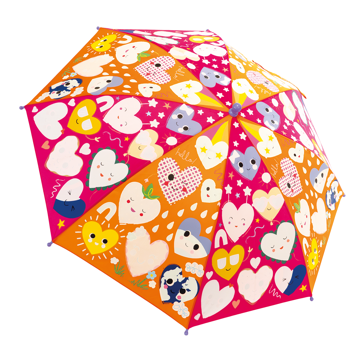 Colour Changing Heart Umbrella