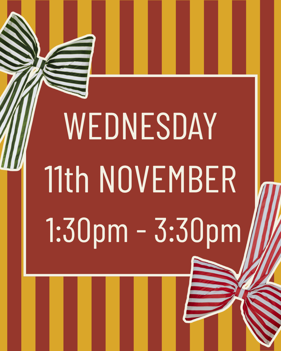Giant Bow Workshop 11th (1.30pm - 3.30pm)